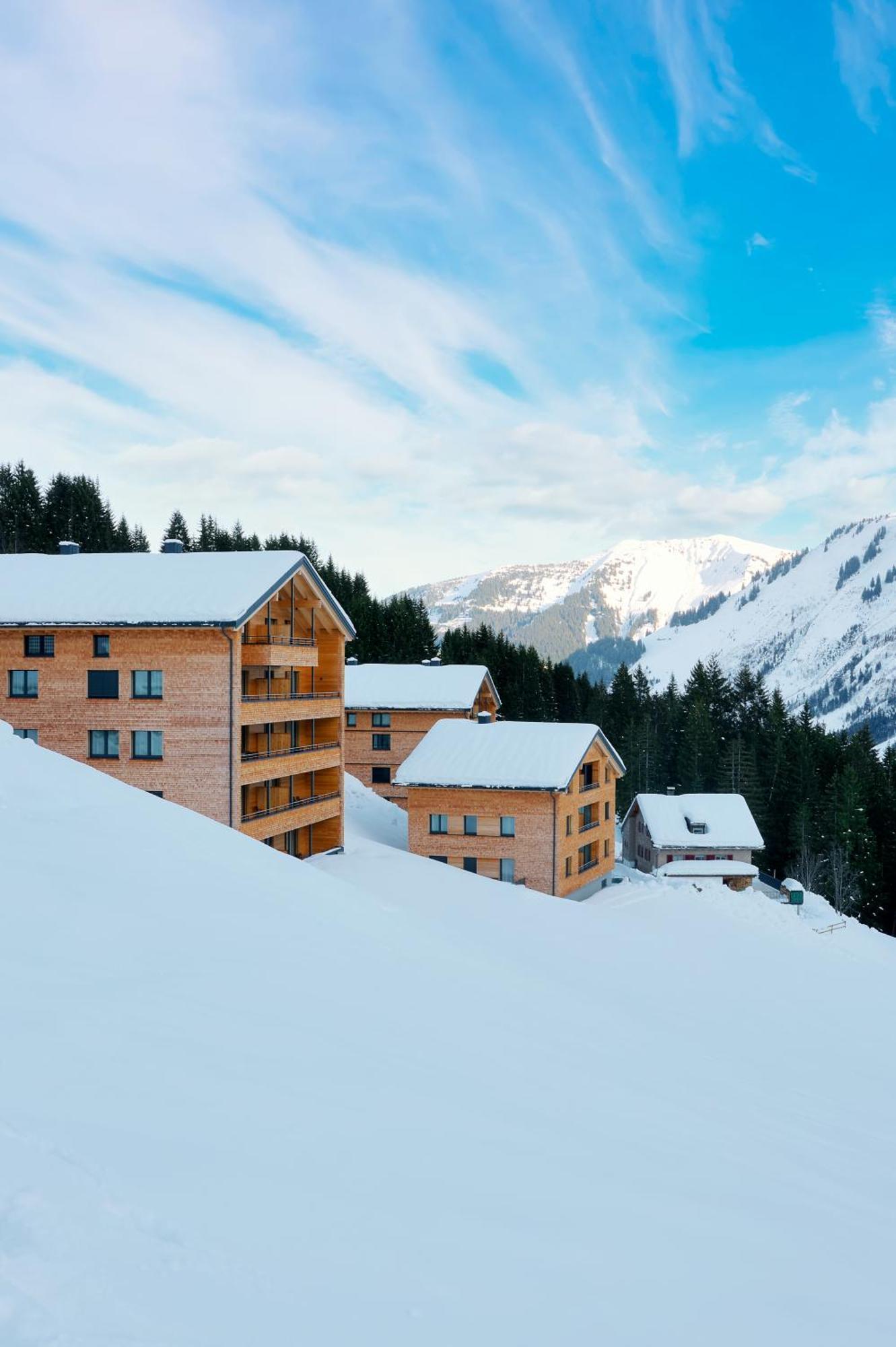 Alpenstolz Damuels Haus 1 - Stilvoll Urlauben In Den Bergen Apartment ภายนอก รูปภาพ